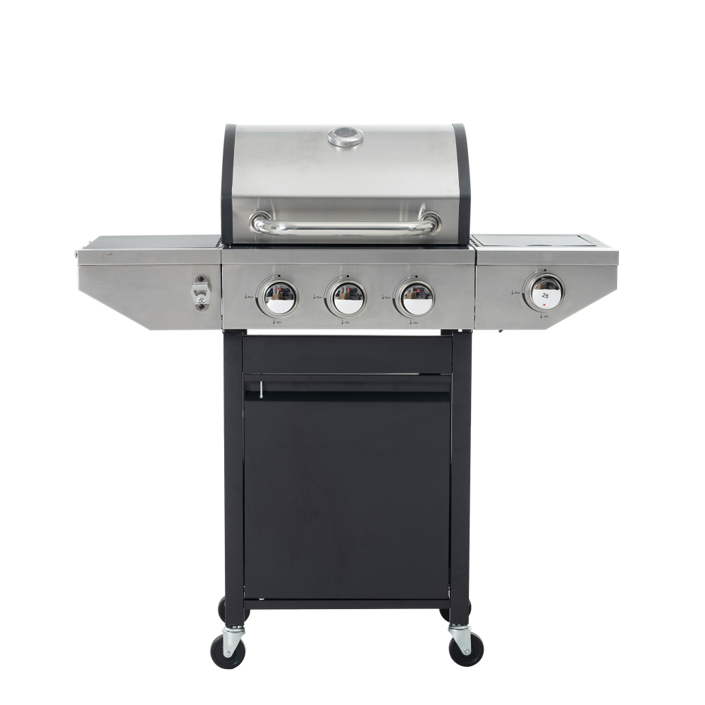 Xspracer 18-in W 3-Burner Stainless Steel Propane Gas Grill