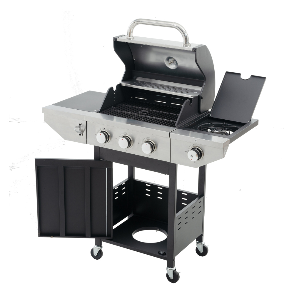 Xspracer 18-in W 3-Burner Stainless Steel Propane Gas Grill