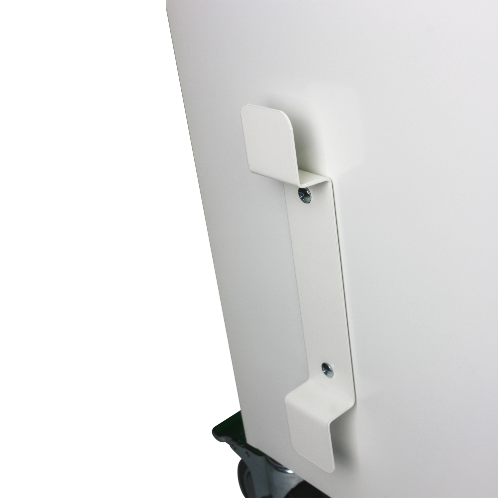 35 Devices Mobile Storage Charging Cart for Laptops with Lock - White