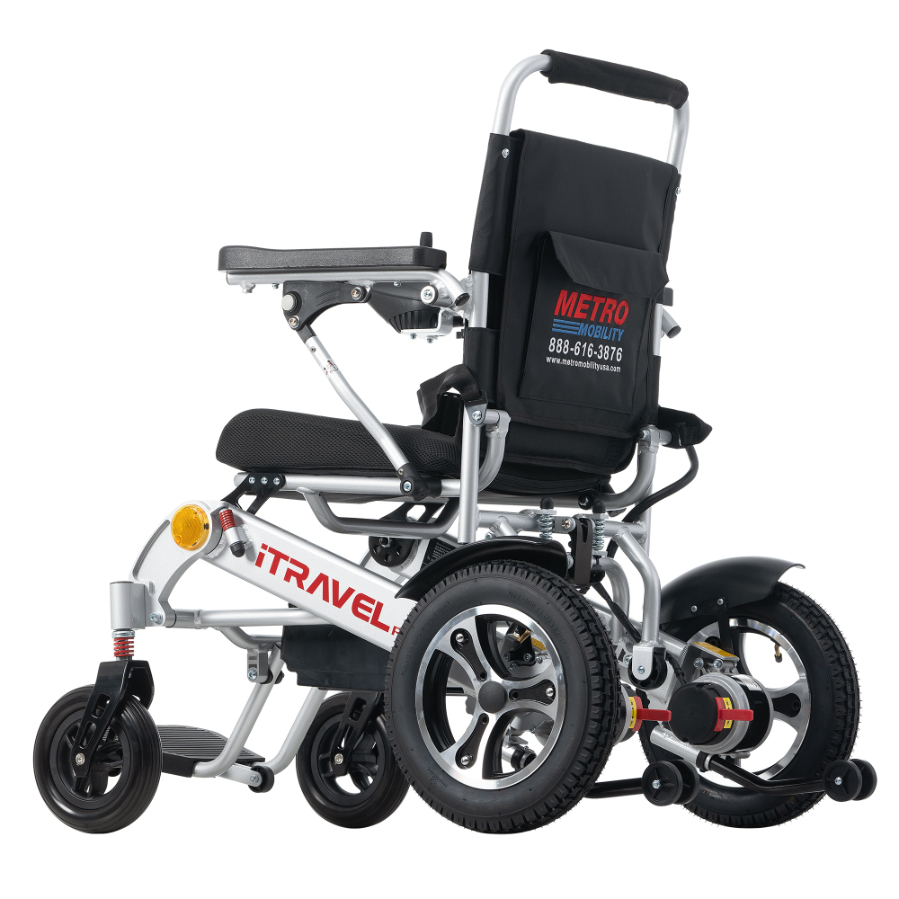 Intelligent Lightweight Foldable Electric Wheelchairs- Sliver