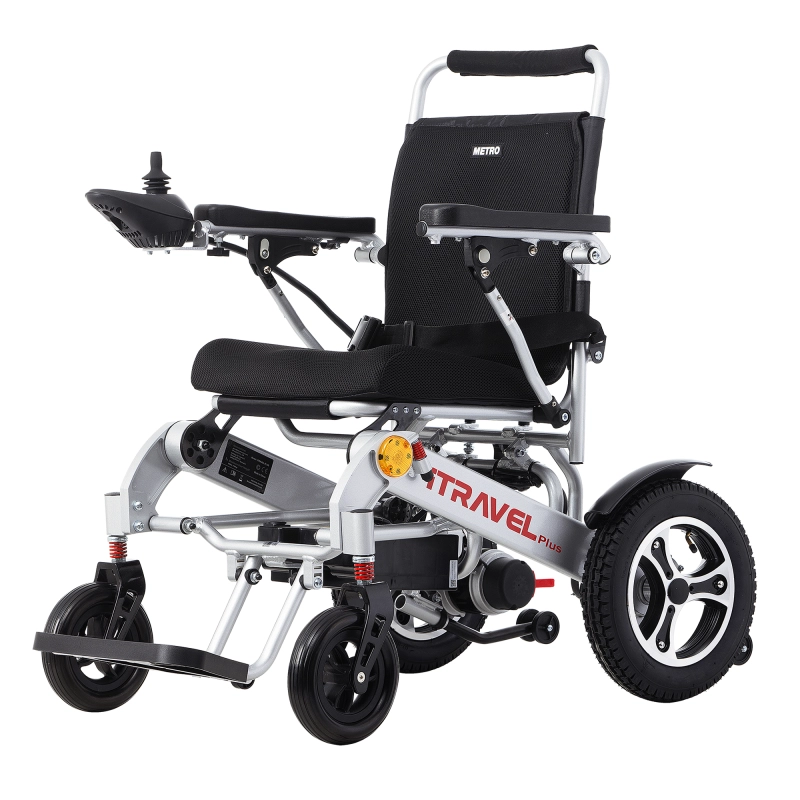 Intelligent Lightweight Foldable Electric Wheelchairs- Sliver