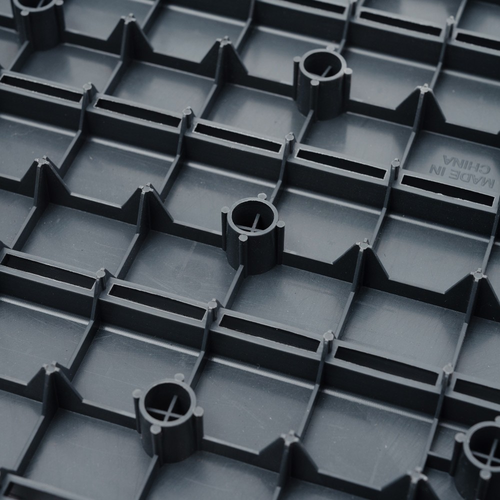 0.80-in x 11.8-in 44-Pack Dark Gray Prefinished Vinyl/Plastic Deck Tile