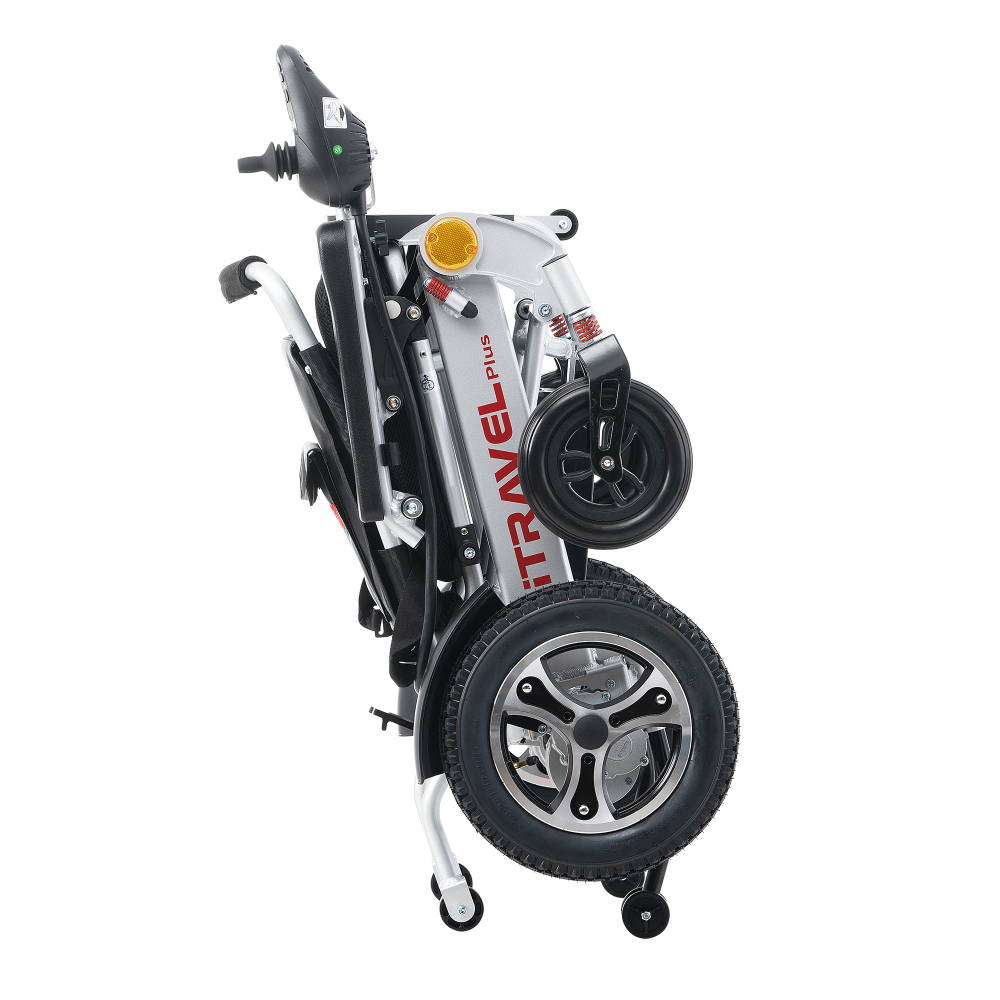 Intelligent Lightweight Foldable Electric Wheelchairs- Sliver