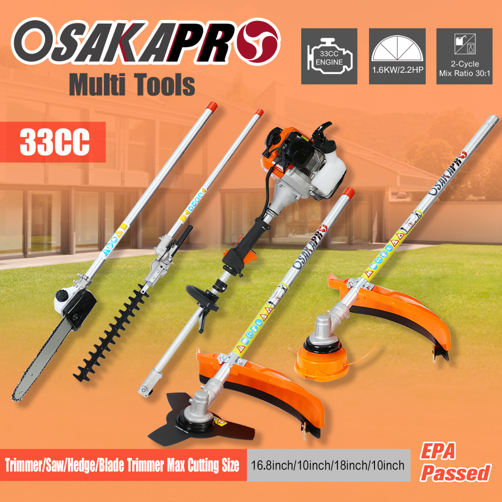 Xspracer 4 in 1 Multi Tool 33-cc 2-cycle Gas String Trimmer