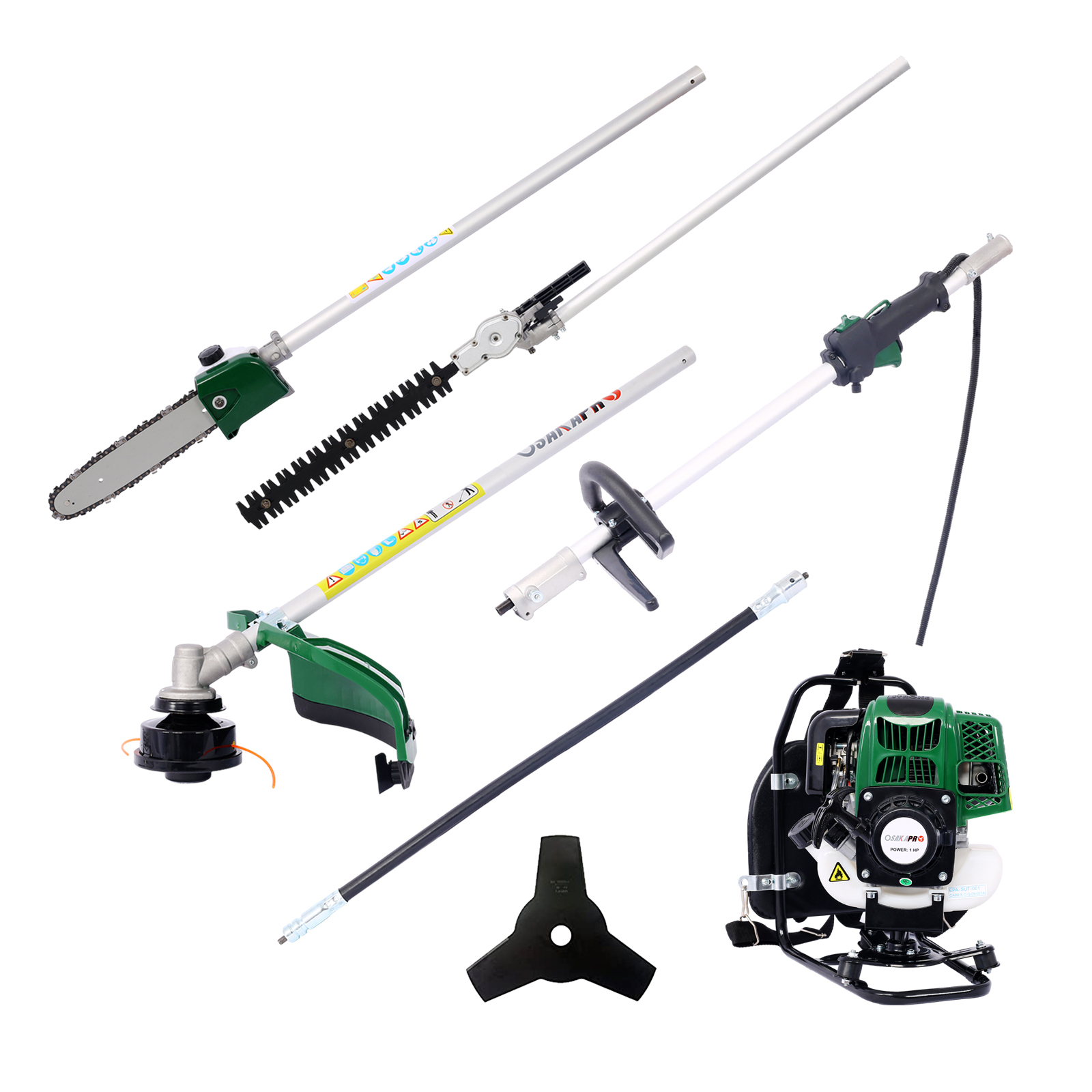 Xspracer Backpack 4 in 1 Multi Tool 31-cc 2-cycle Gas String Trimmer
