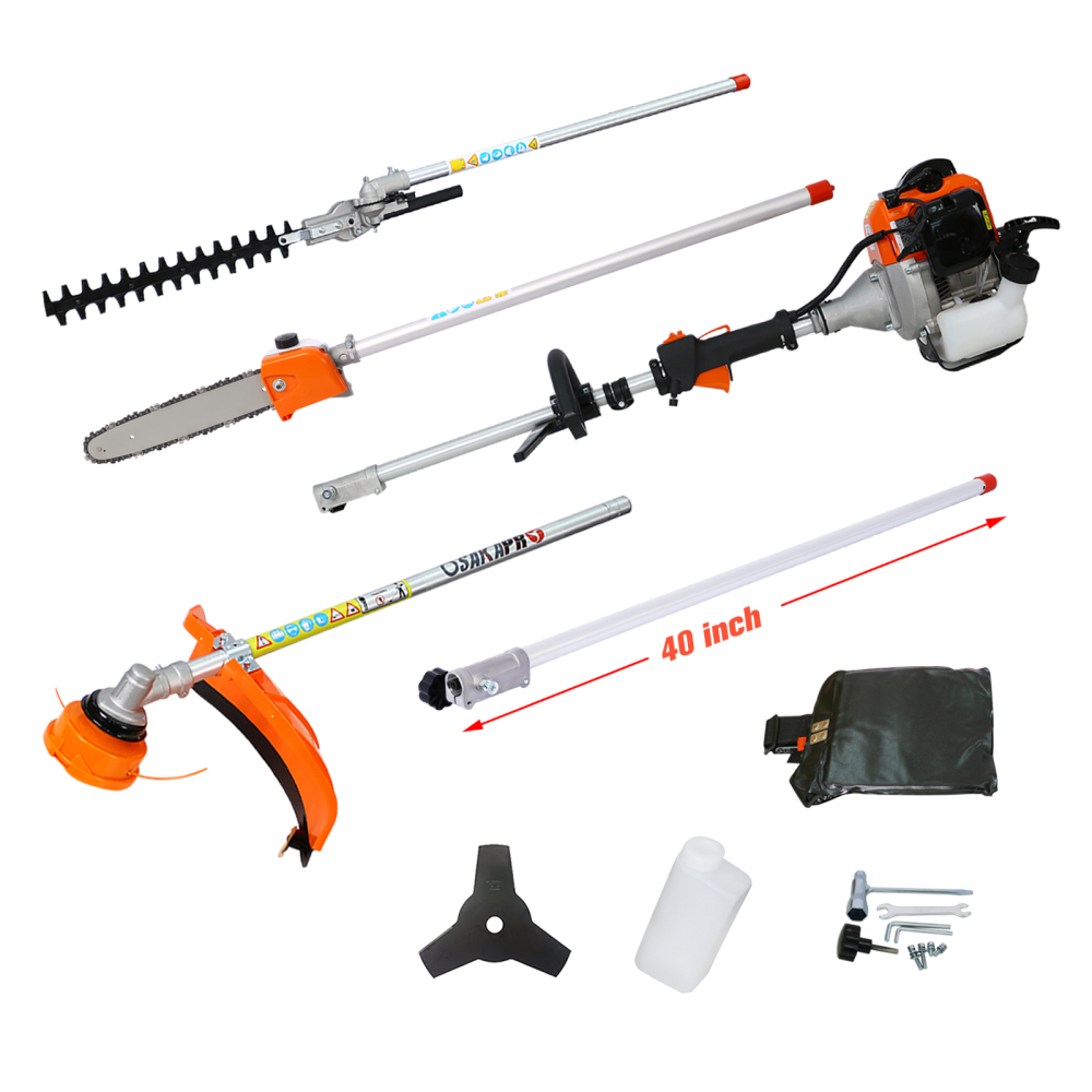 Xspracer 5 in 1 Multi Tool 56-cc 2-cycle Gas String Trimmer