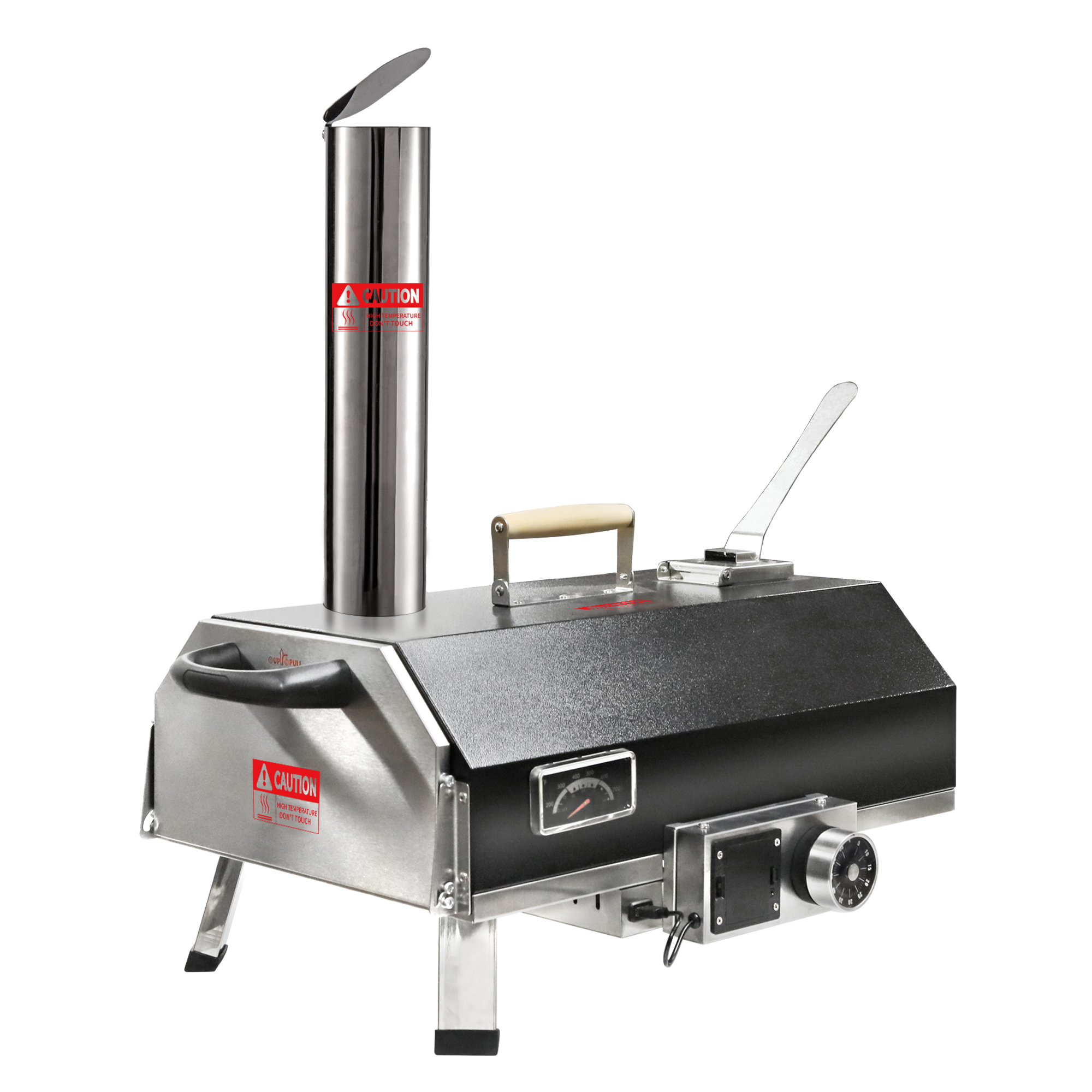 Xspracer Stainless Steel Wood Fired Outdoor Pizza Oven