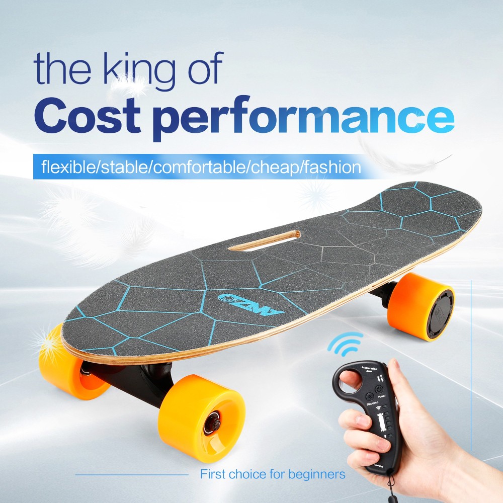 Small Portable Longboard Electric Skateboard with Remote Control