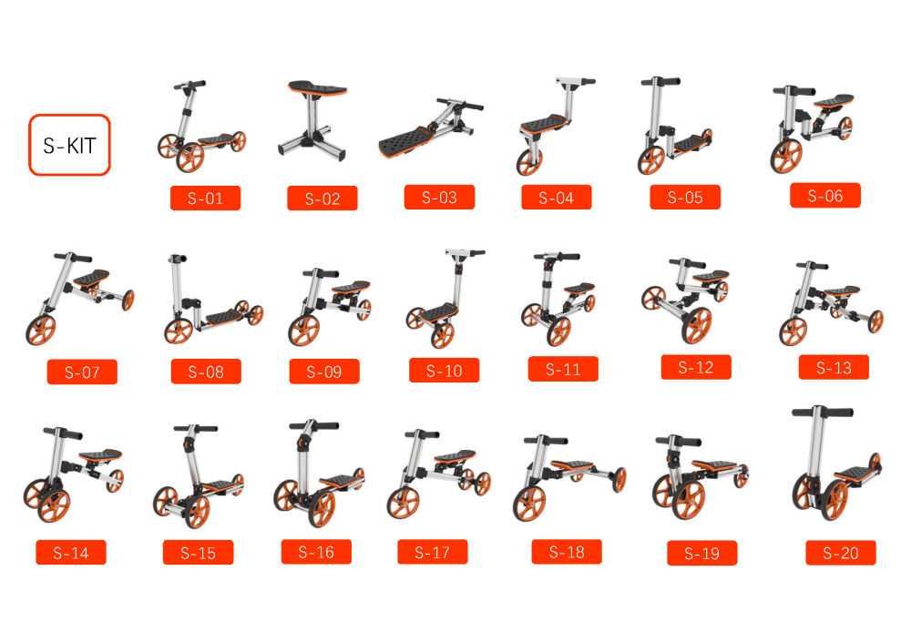 20-in Kid Balance Bike with Little Wheels and Tool Kit