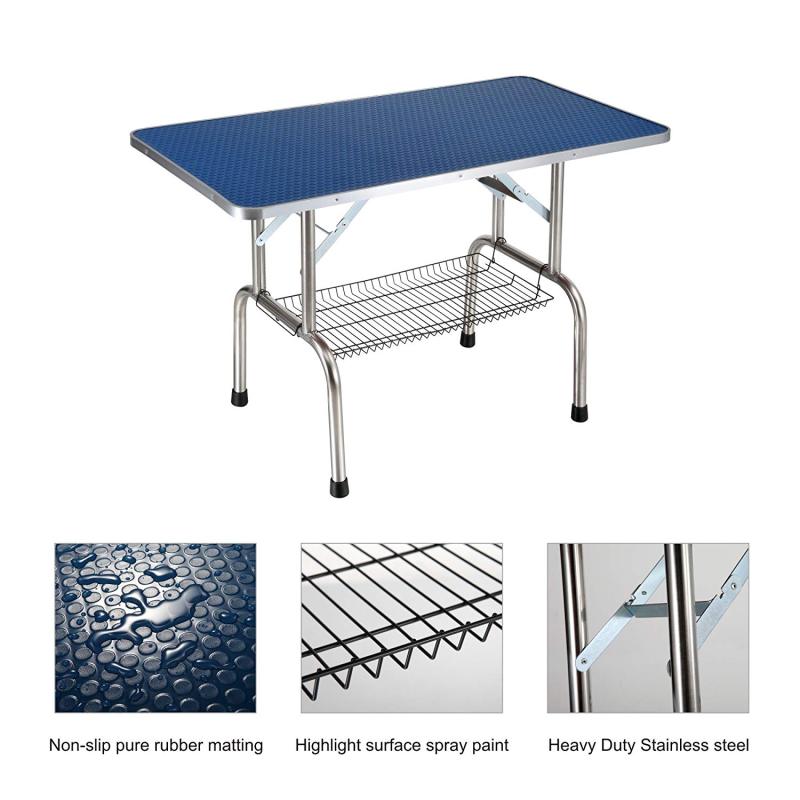 Professional Pet Grooming Table Blue