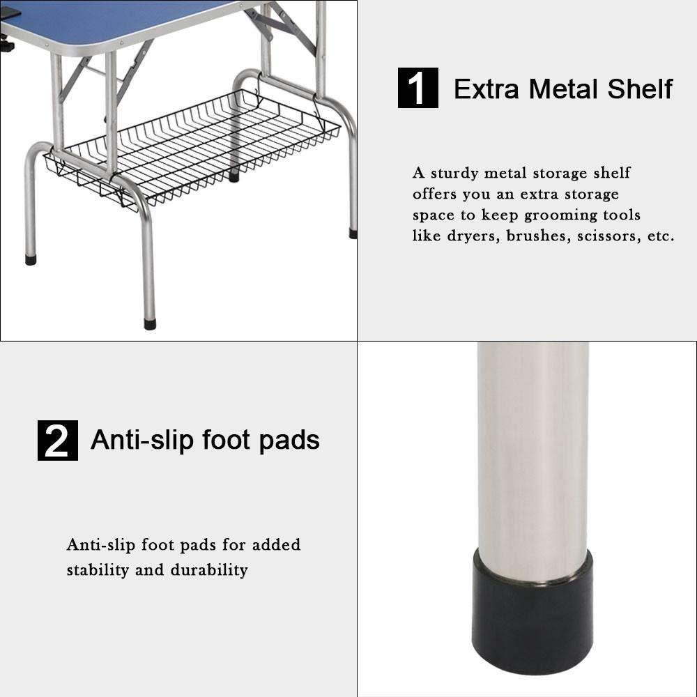 Professional Pet Grooming Table Blue
