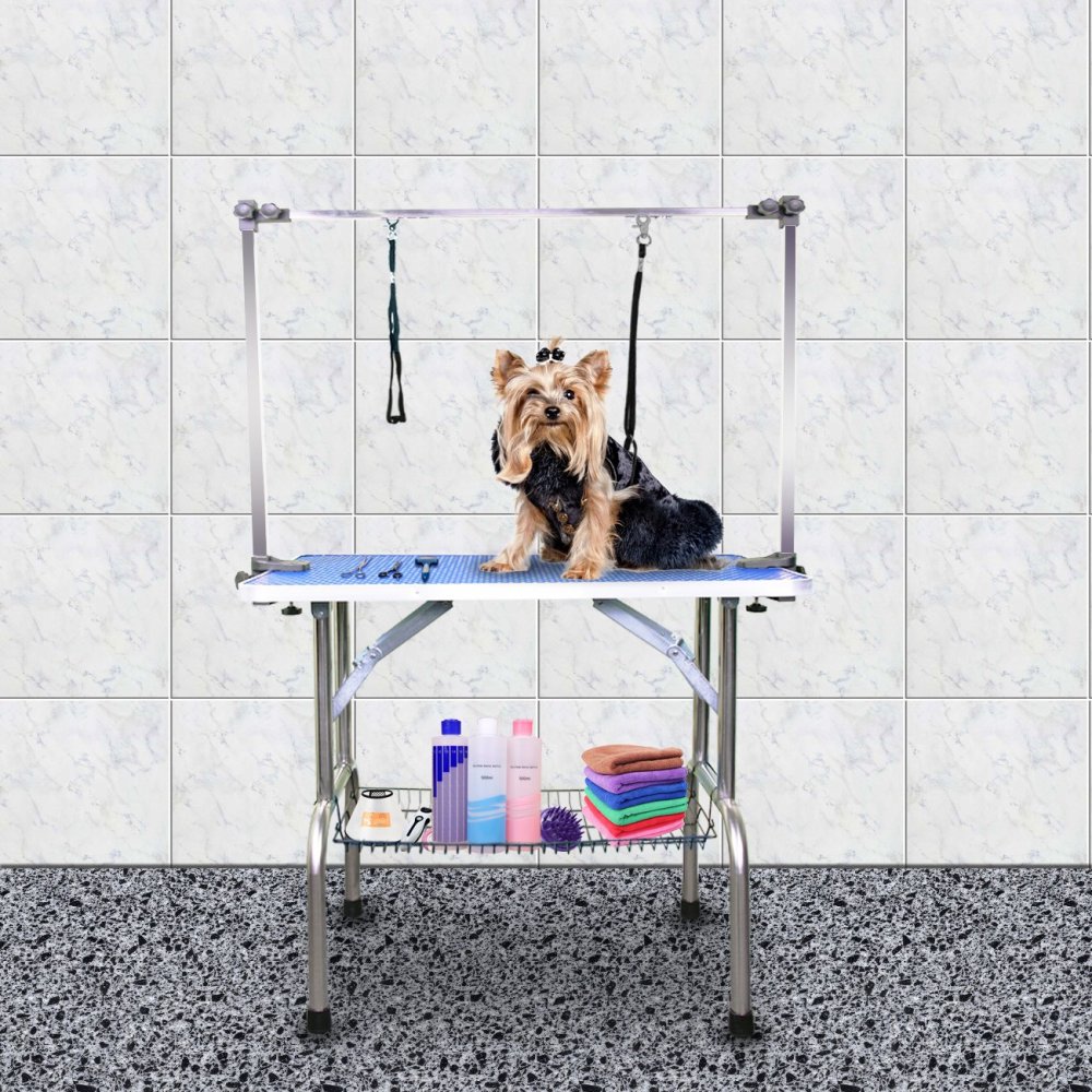 Professional Pet Grooming Table Blue