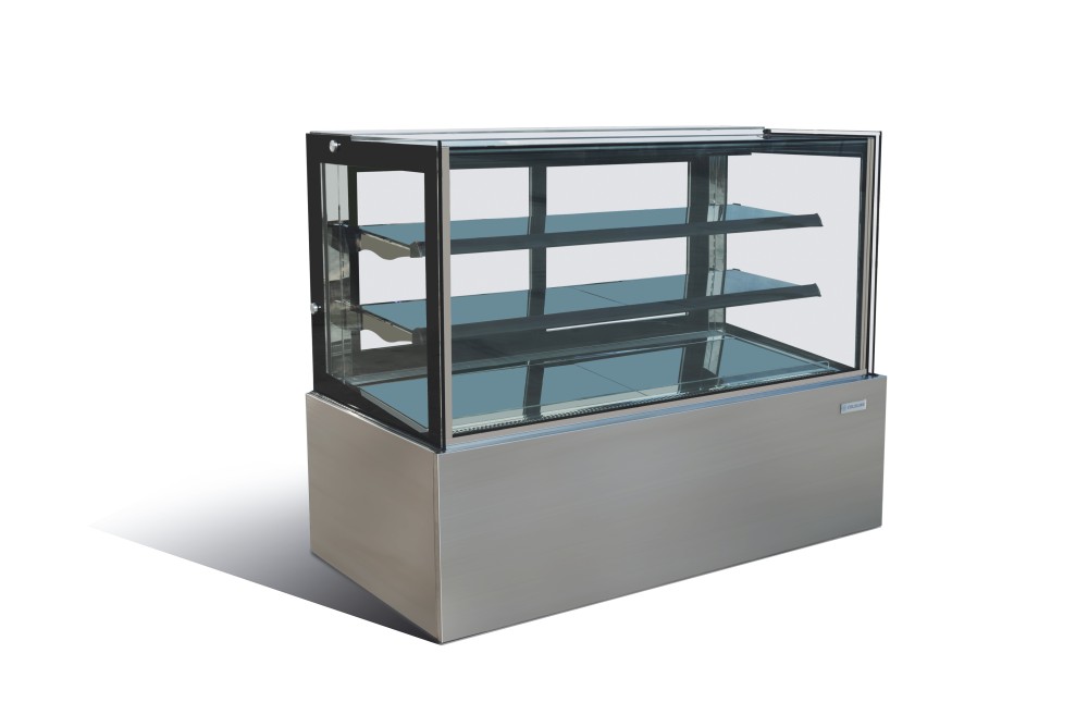 21.5-cu ft Commercial Refrigerator 2 Glass-Door (Silver)