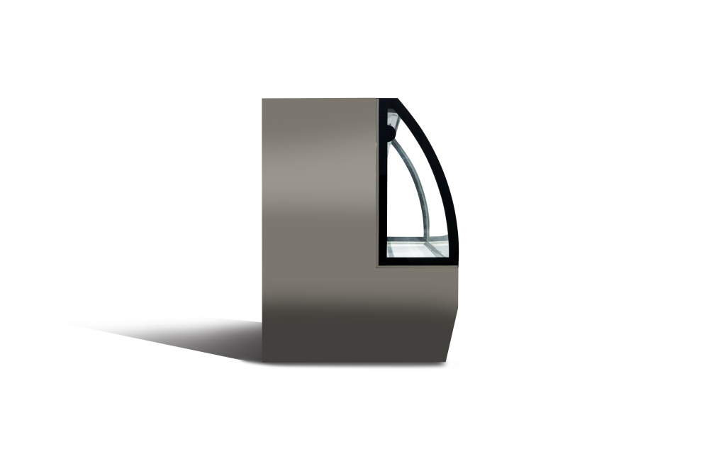 18-cu ft Commercial Refrigerator 2 Glass-Door (Silver)