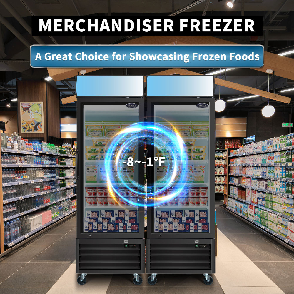 19.2-cu ft Frost-free Commercial Freezer (Black) ENERGY STAR