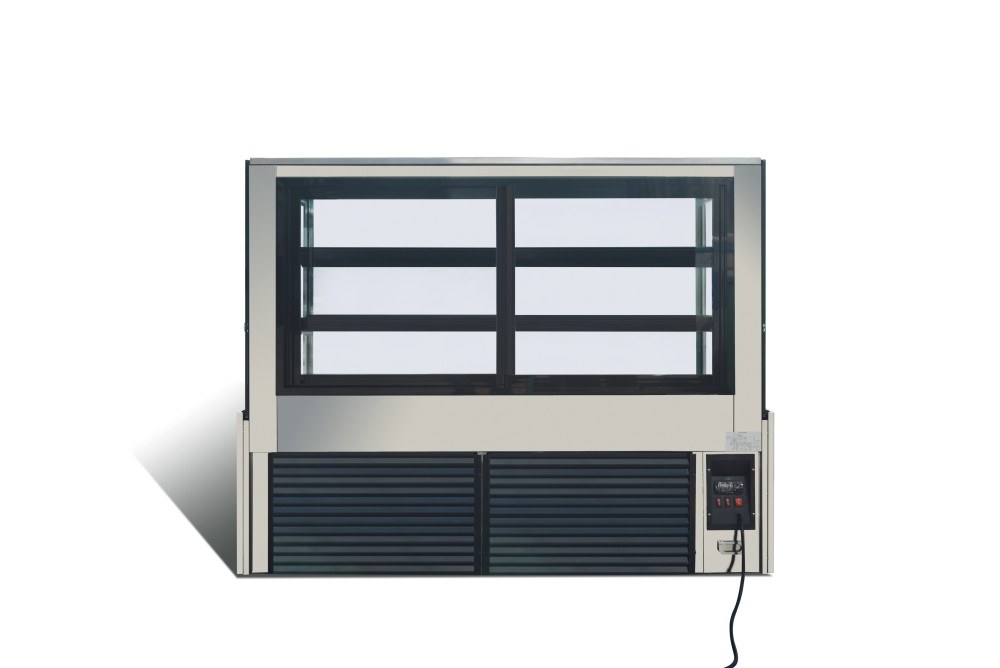 21.5-cu ft Commercial Refrigerator 2 Glass-Door (Silver)