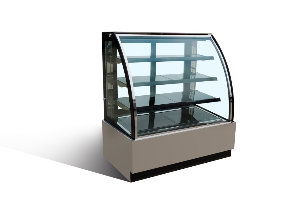 23-cu ft Commercial Refrigerator 2 Glass-Door (Silver)