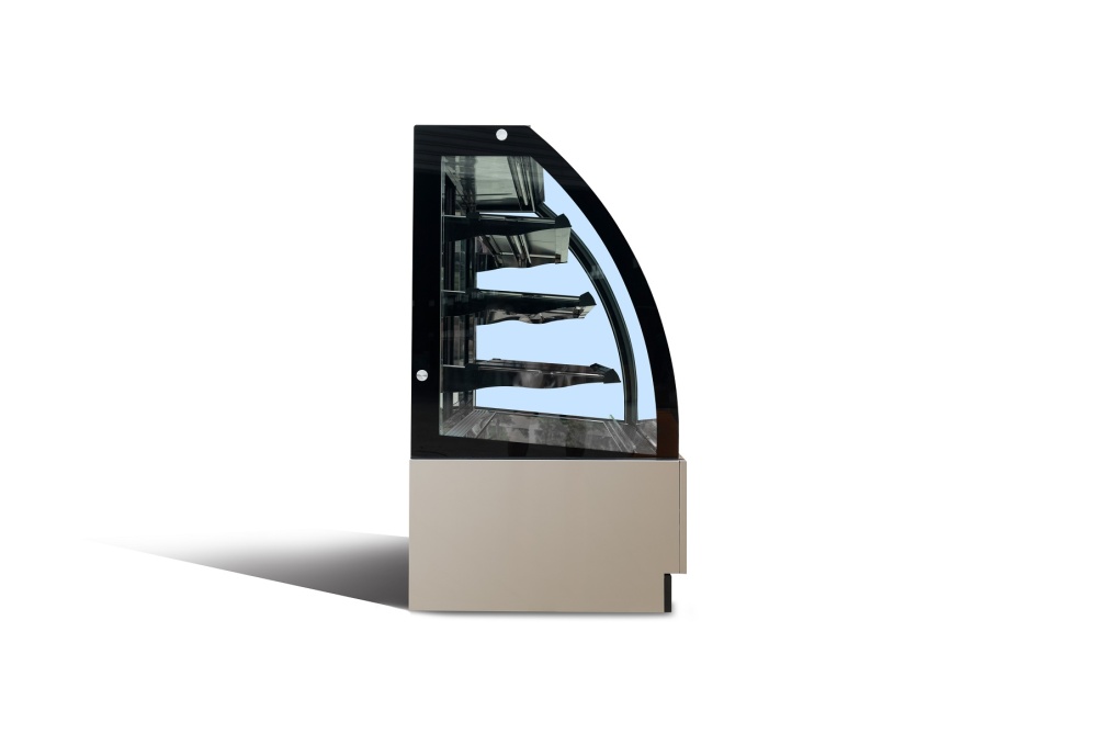 23-cu ft Commercial Refrigerator 2 Glass-Door (Silver)