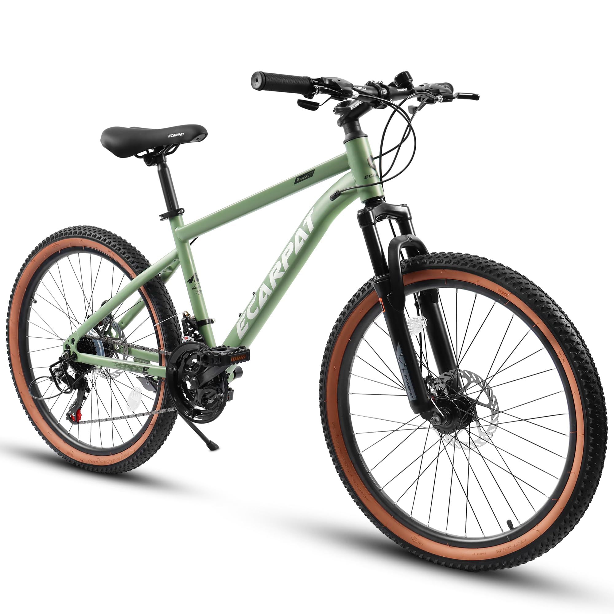 27.5-inch 21-Speed Mountain Bike for Adult (Green)