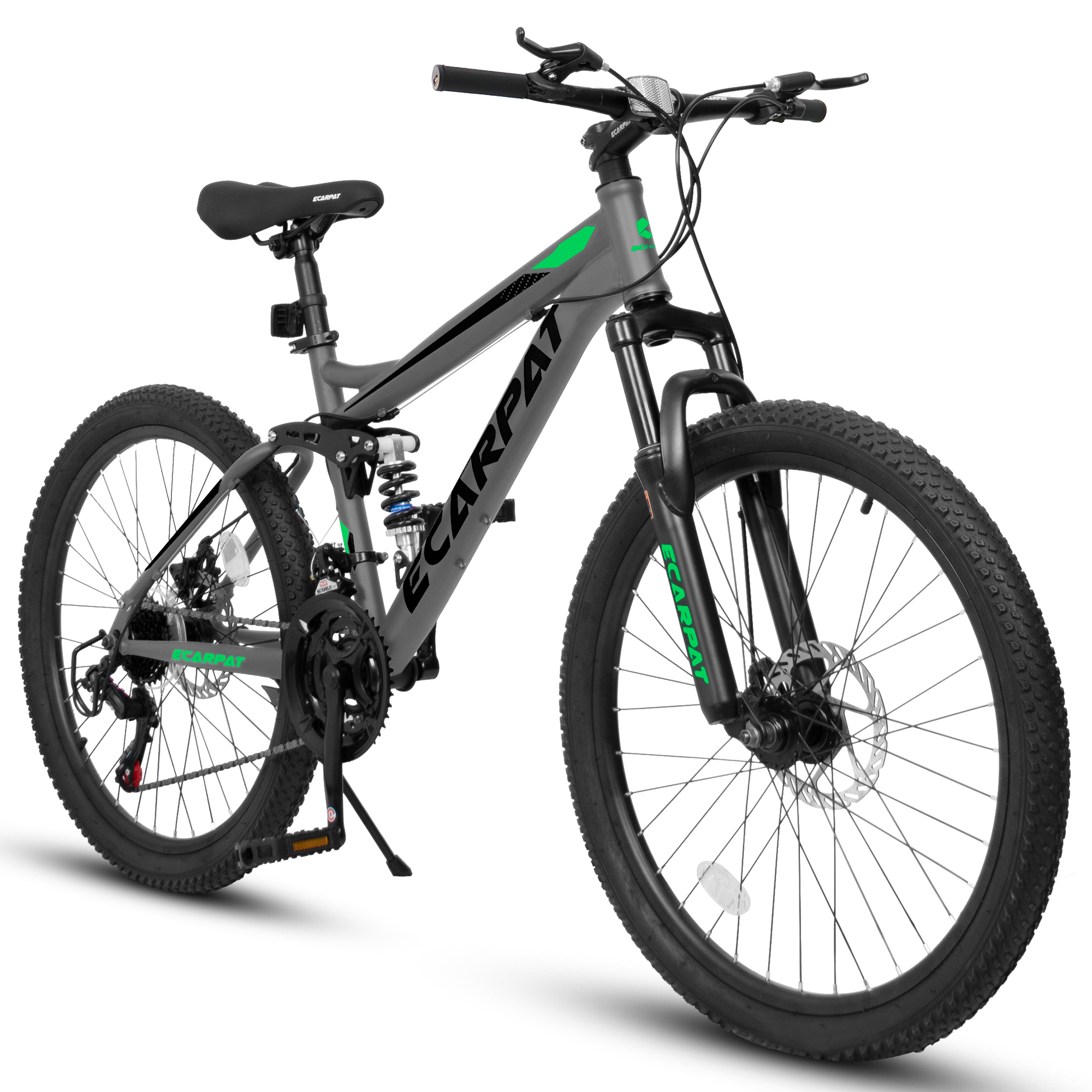 26-inch 21-Speed Mountain Bike for Adult (Gray)