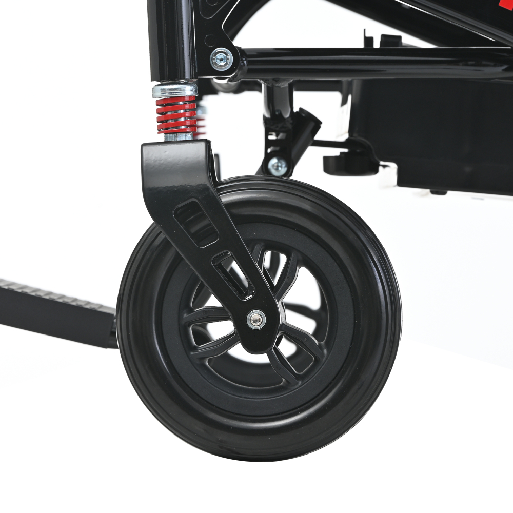Intelligent Lightweight Foldable Electric Wheelchairs- Black