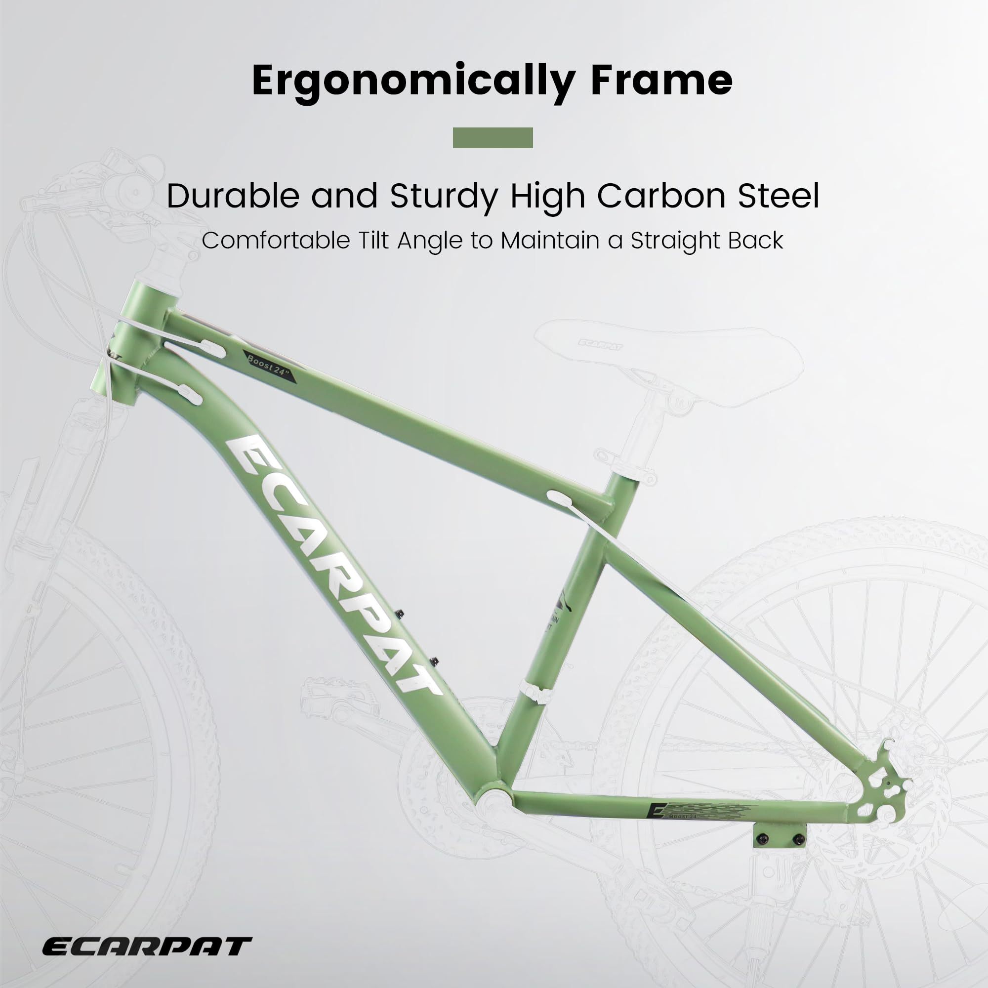 27.5-inch 21-Speed Mountain Bike for Adult (Green)