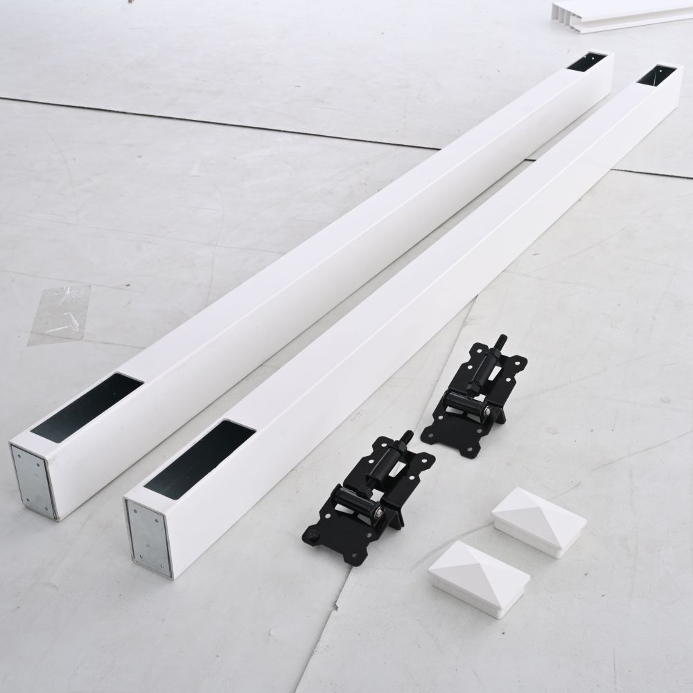 4ft Vinyl White Privacy Fence Gate