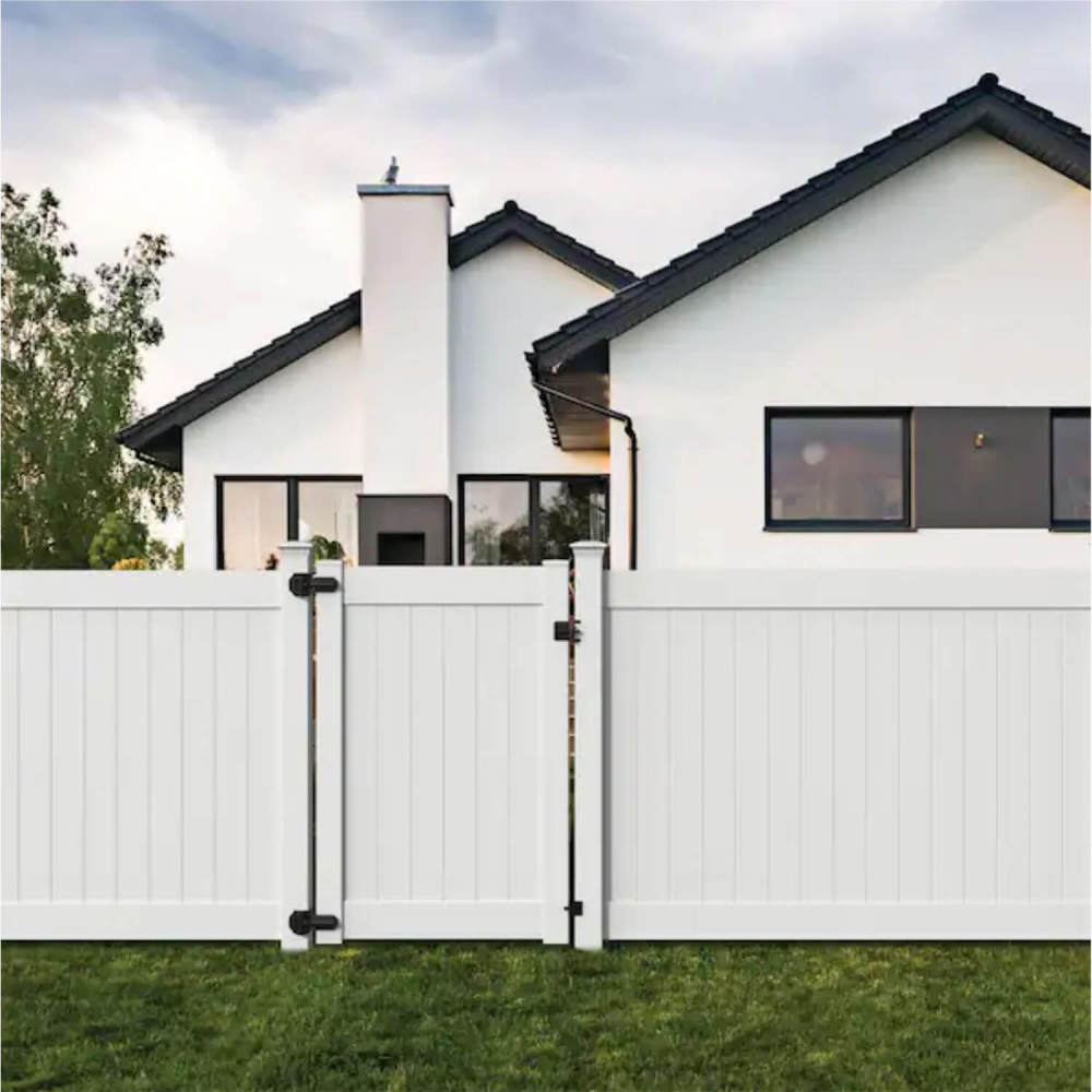 4ft Vinyl White Privacy Fence Gate