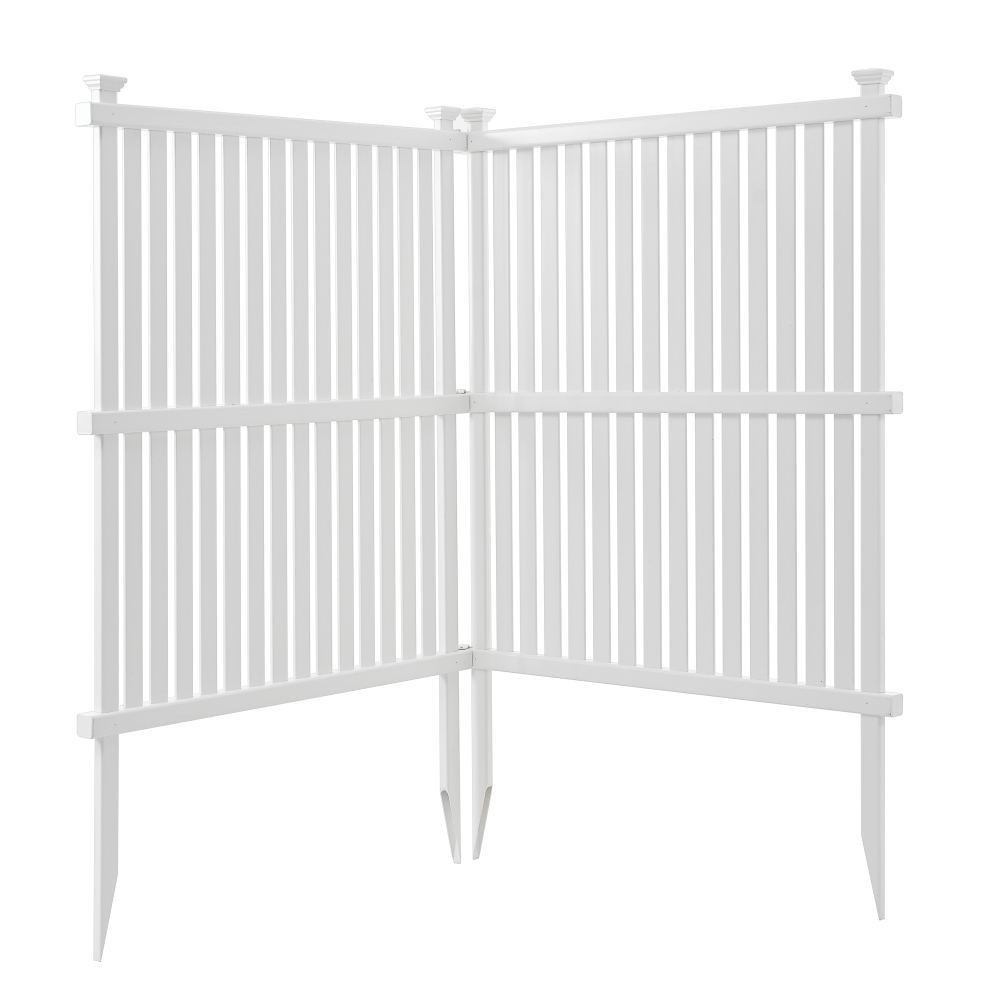 Vinyl White Privacy Screen Panels
