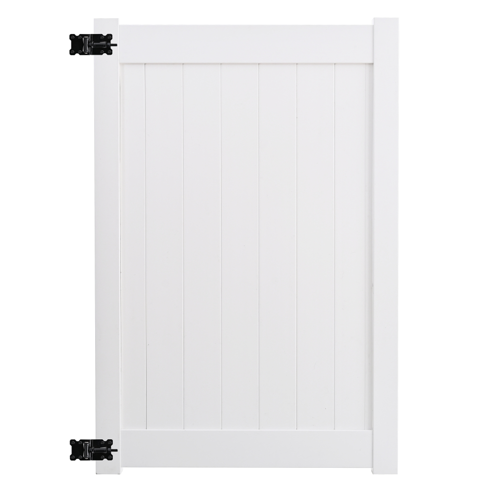 4ft Vinyl White Privacy Fence Gate