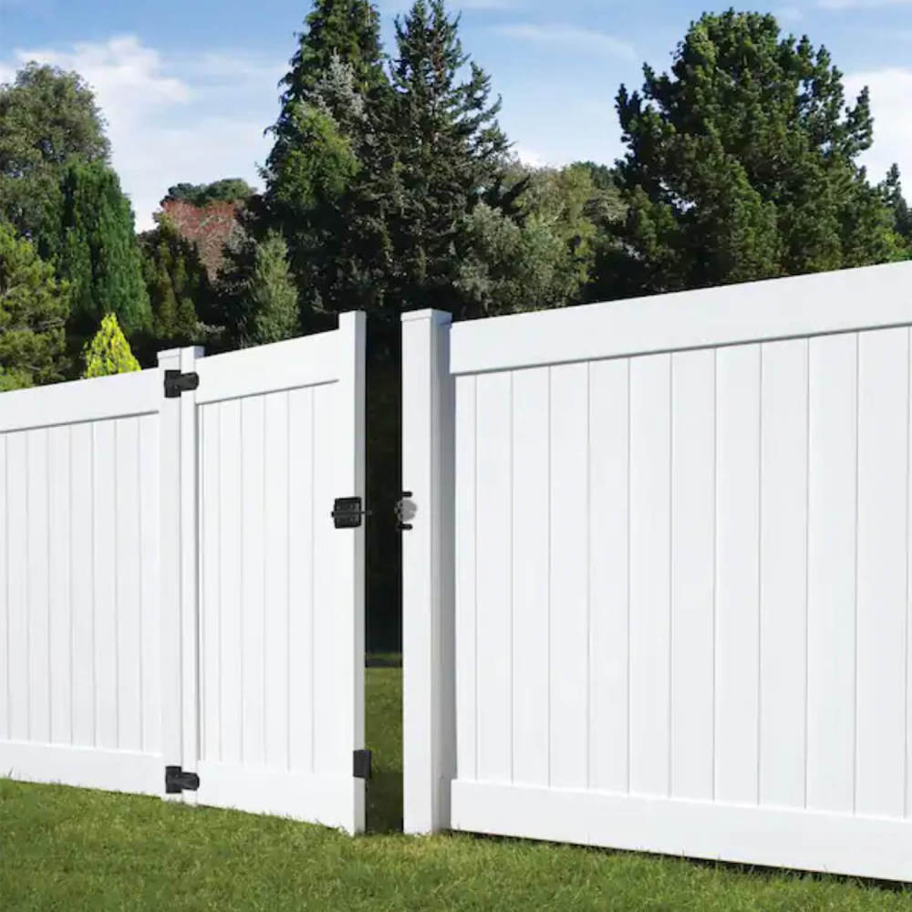 4ft Vinyl White Privacy Fence Gate