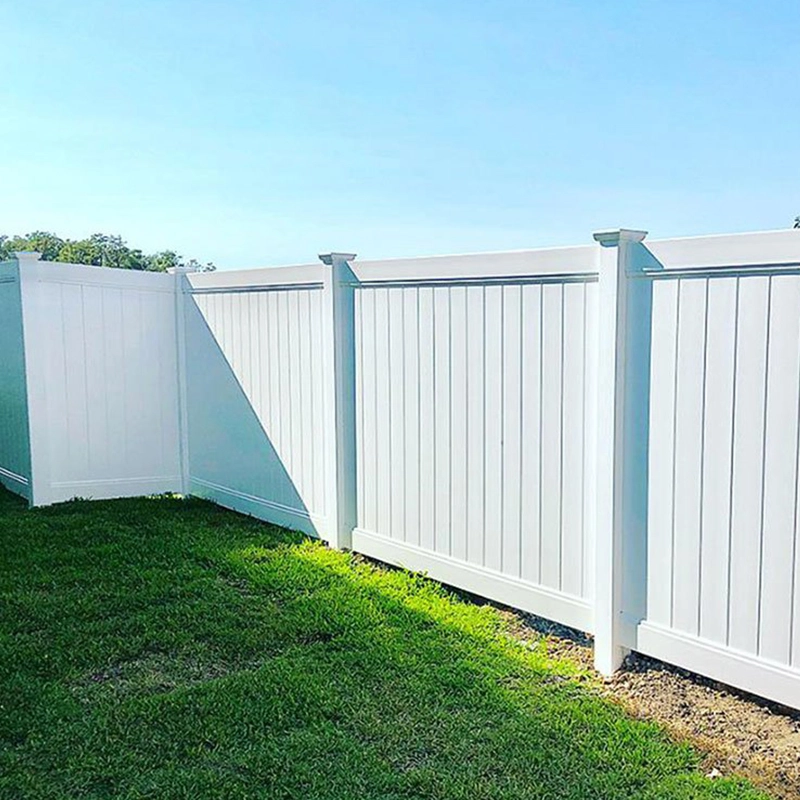 6ft.H x 6ft.W White Privacy Fence Panels 2 pcs