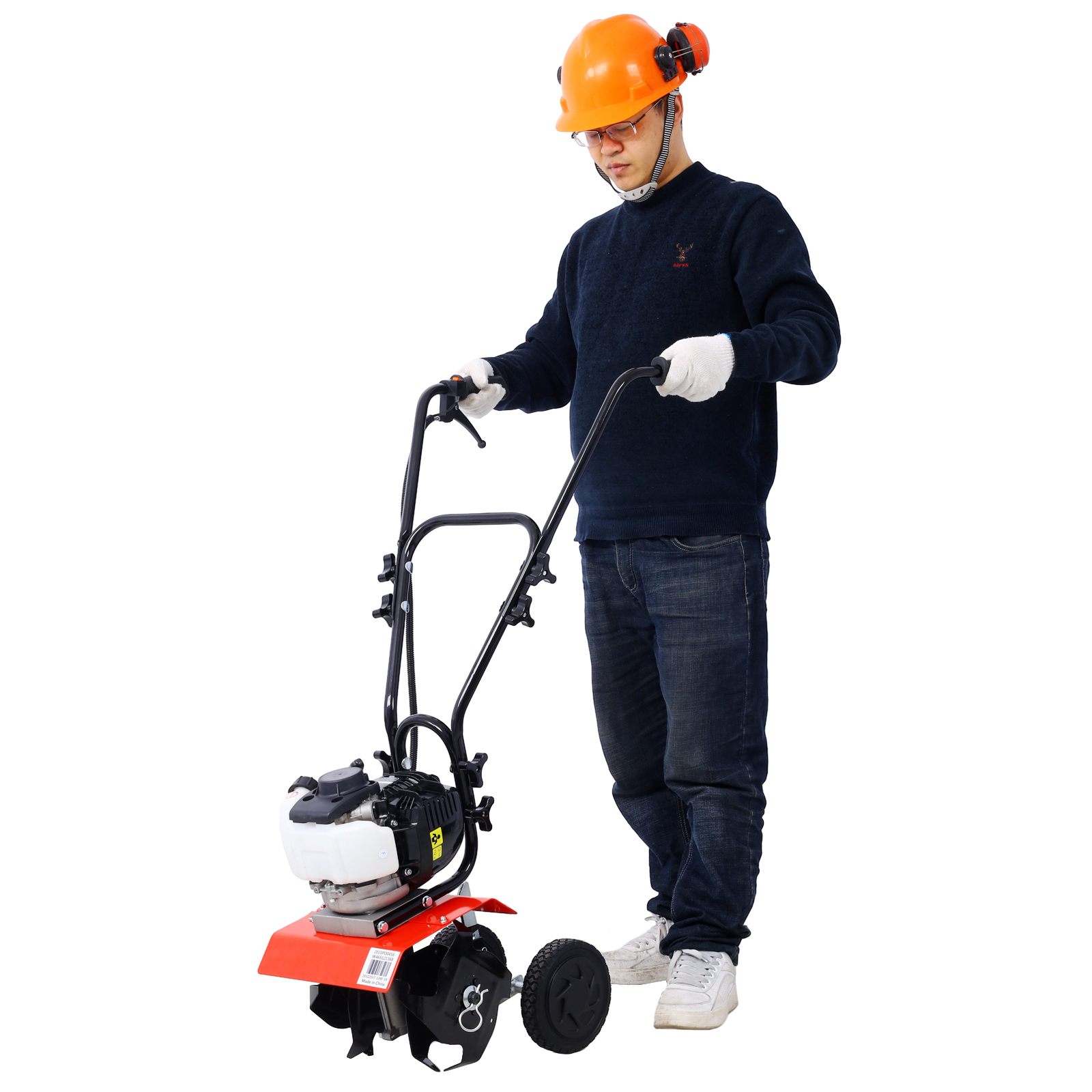 37.7CC 4-Stroke Viper Engine Mini Tiller Cultivator