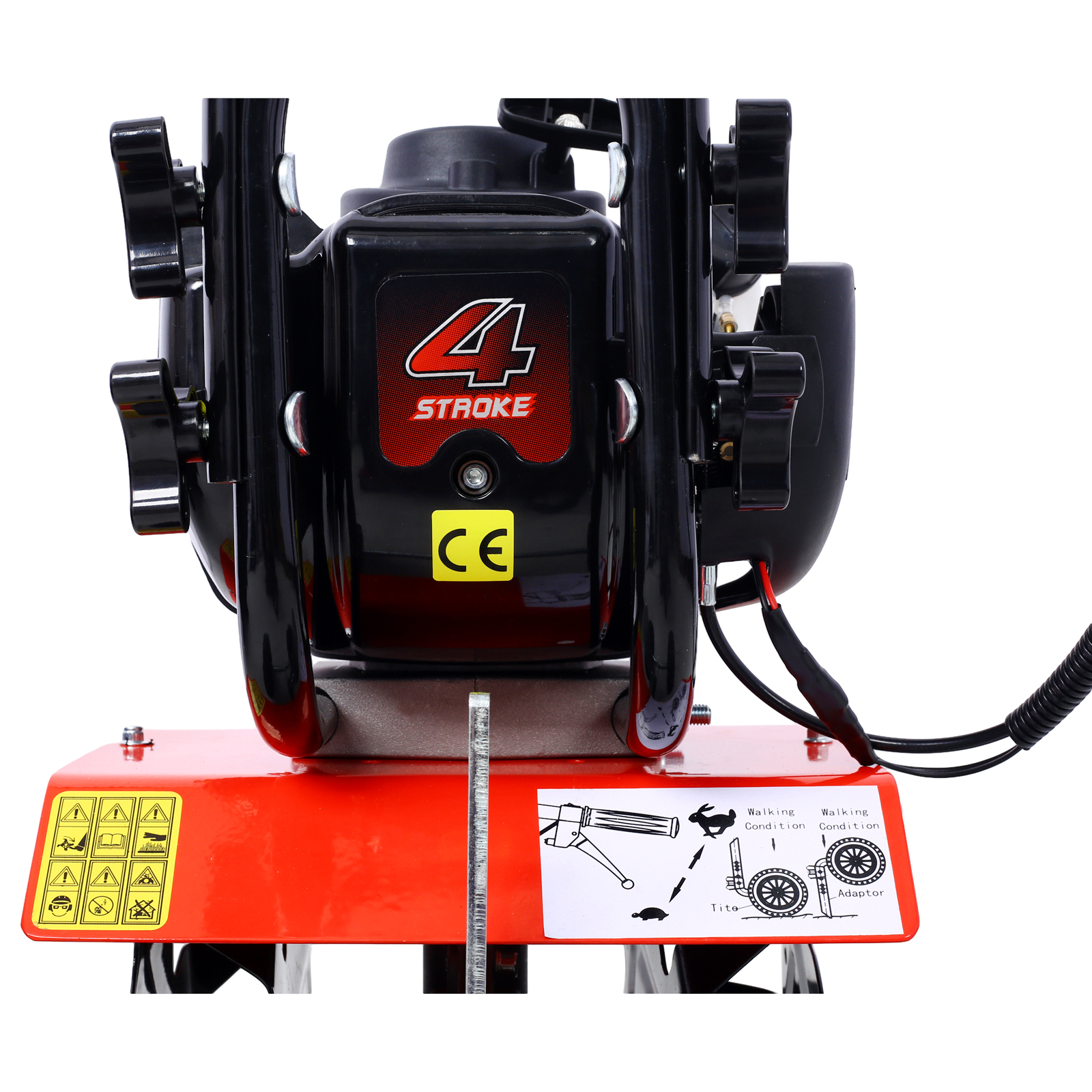 37.7CC 4-Stroke Viper Engine Mini Tiller Cultivator