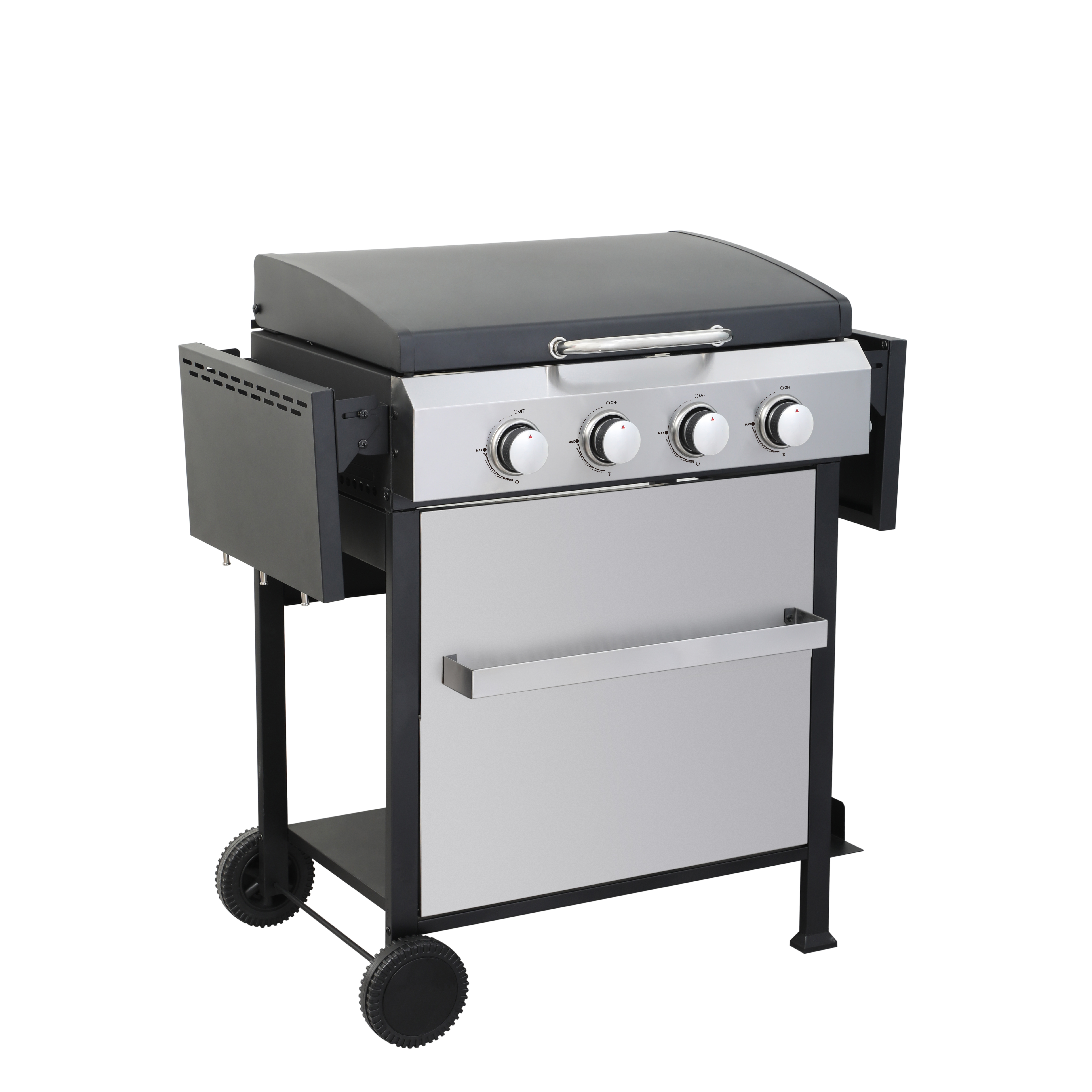 4Burner Propane Gas BBQ Grill, SS Plancha