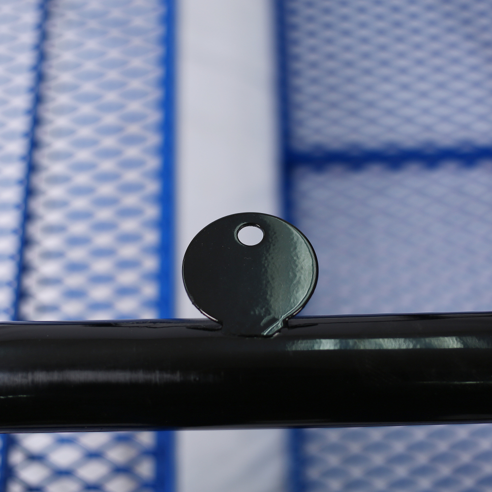 6 ft. Rectangular Outdoor Steel Picnic Table Blue