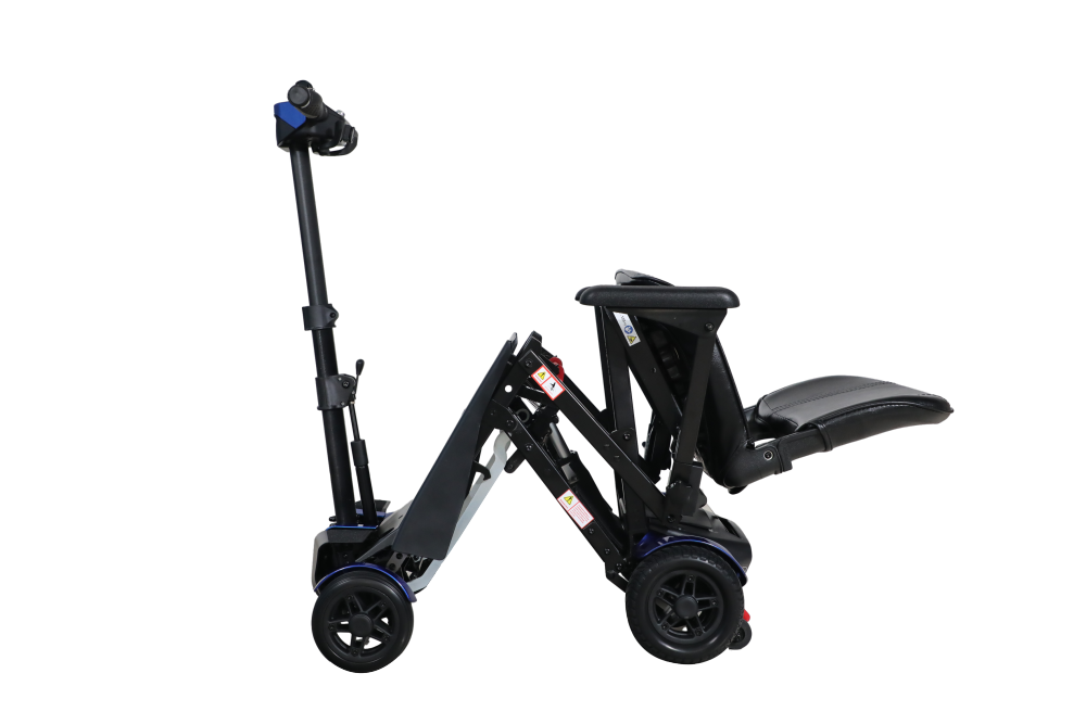 Electric Folding Mobility Scooter Blue