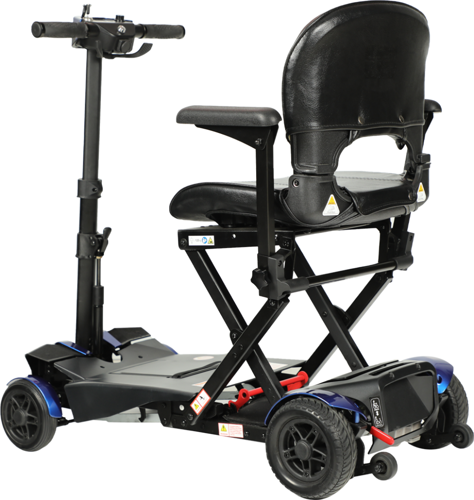 Electric Folding Mobility Scooter Blue