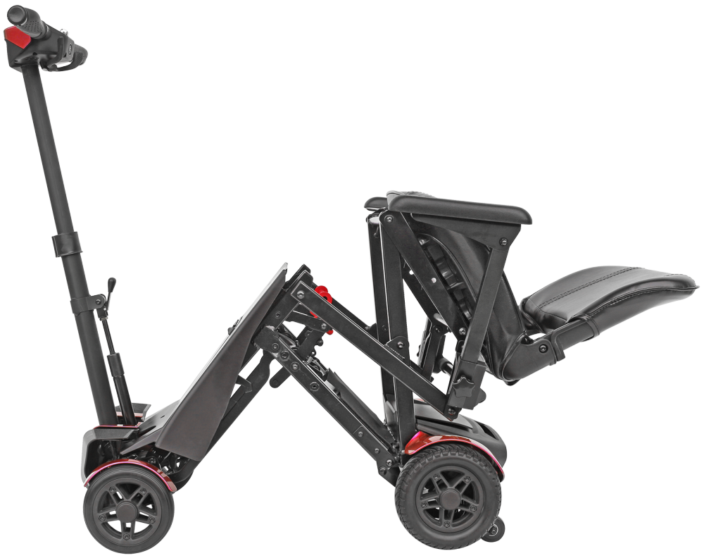 Electric Folding Mobility Scooter Red