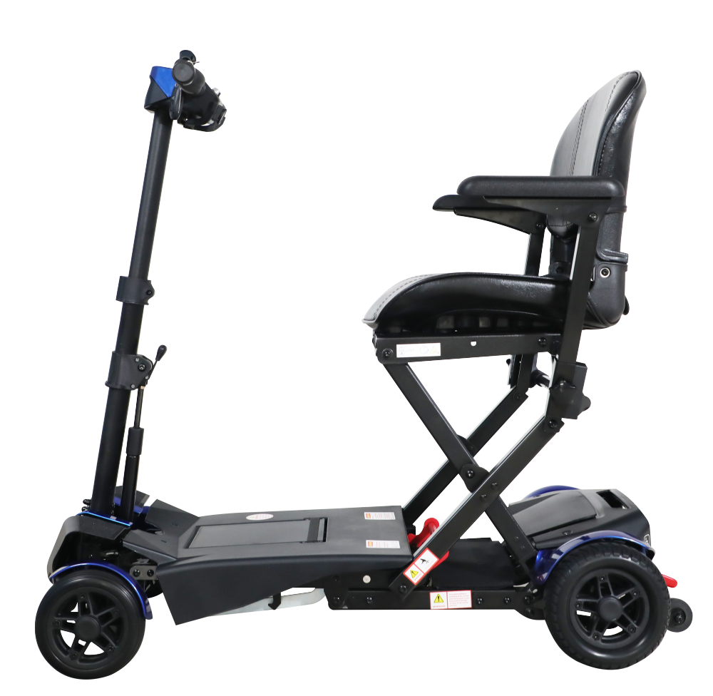 Electric Folding Mobility Scooter Blue