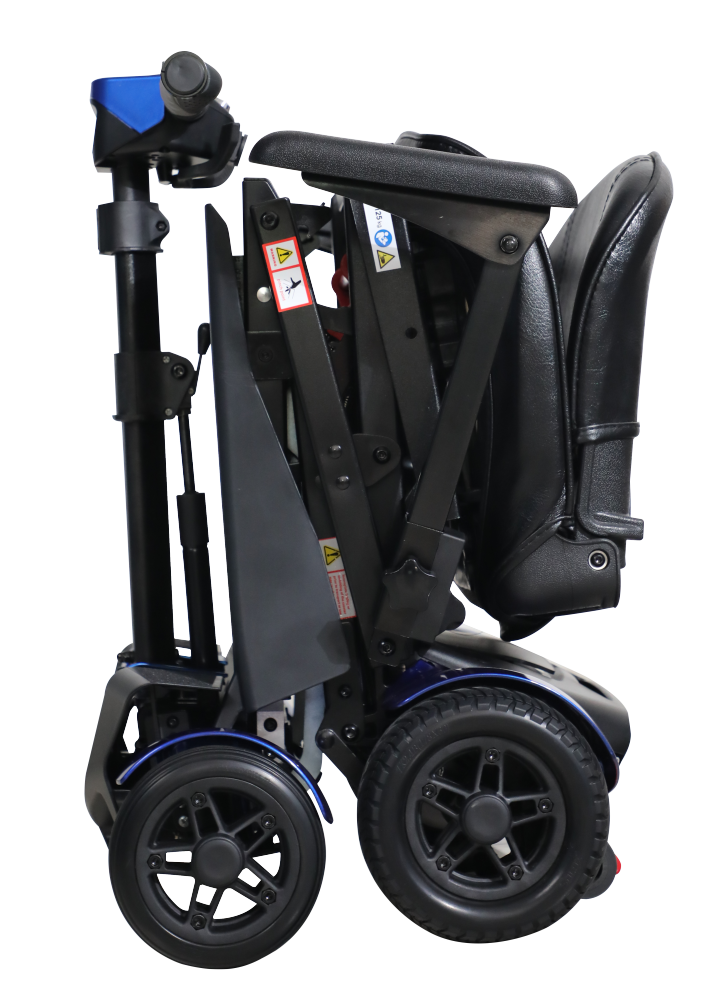 Electric Folding Mobility Scooter Blue