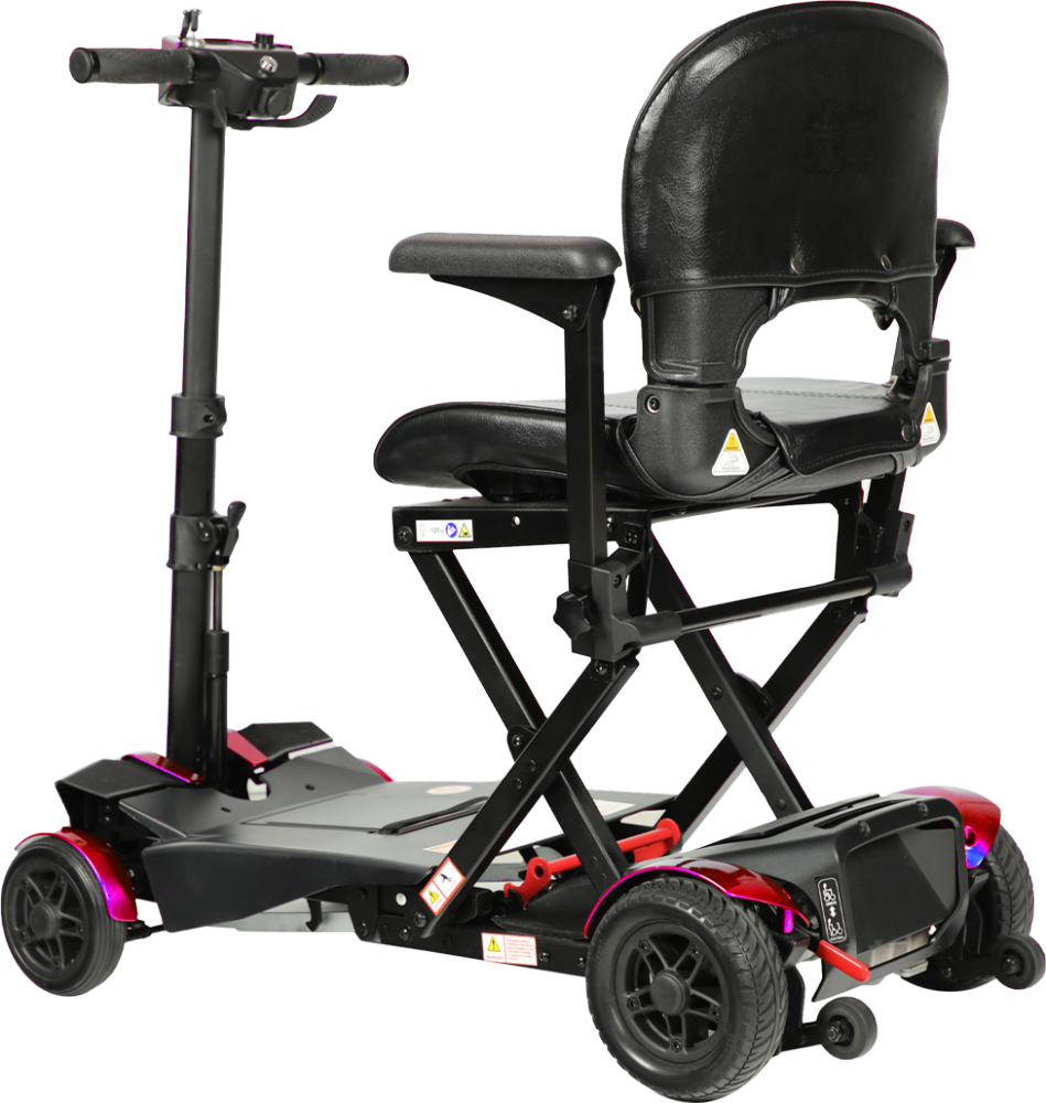 Electric Folding Mobility Scooter Red