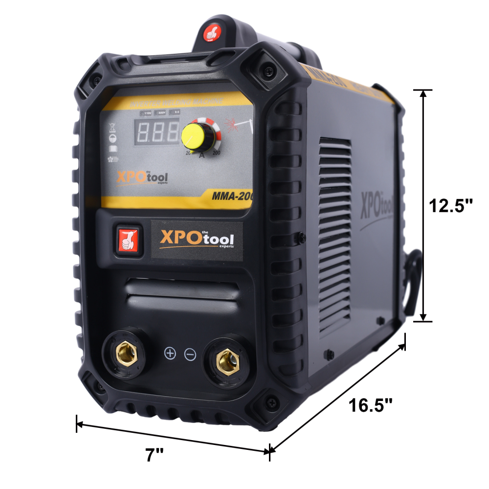 110/220V MMA Welder, 200A Stick ARC Welding Machine IGBT Inverter