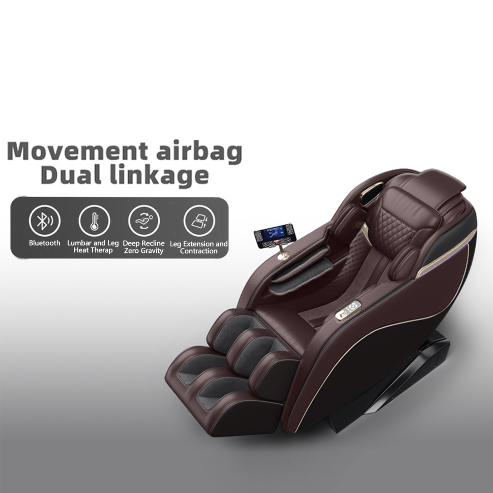 Full Body Massage Chair, Full Body Zero Gravity with 3D Massage ,Multiple massage modes Brown