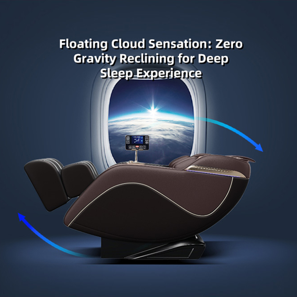 Full Body Massage Chair, Full Body Zero Gravity with 3D Massage ,Multiple massage modes Brown