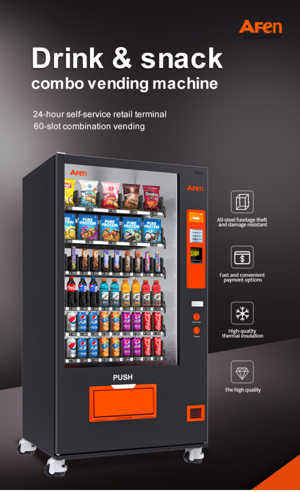 Snack & Drink Combo Commercial Vending Machine