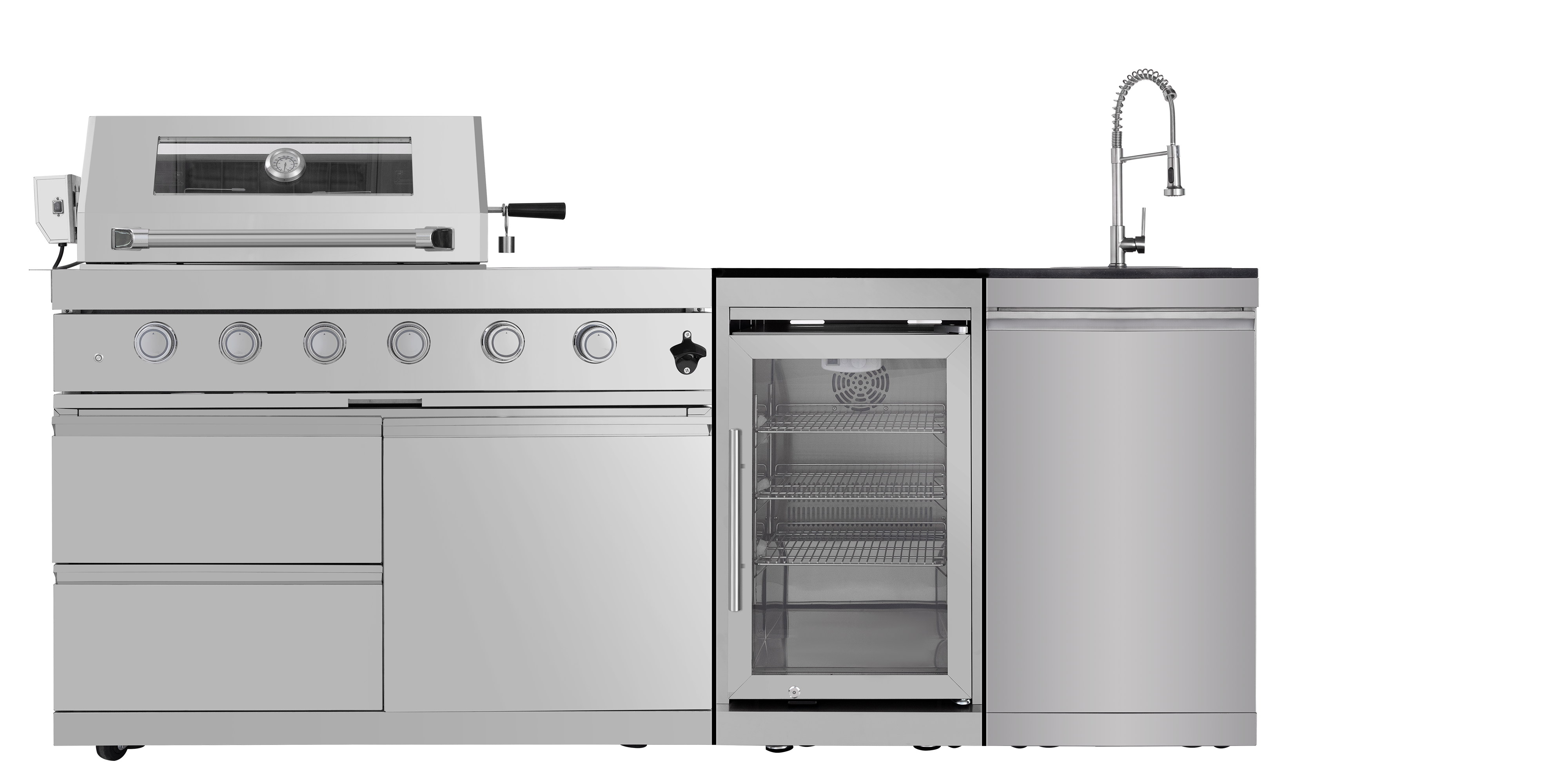 47 L x 23 W x 47 H-Inches Outdoor Kitchen Gas grill with 4 Burners