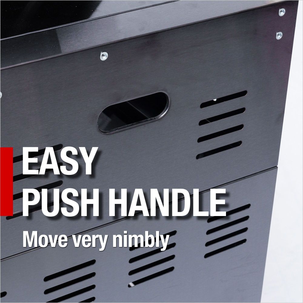 46-Inch 4-Burner 72000 BTU Deluxe Stainless Steel Gas Outdoor Kitchen Set