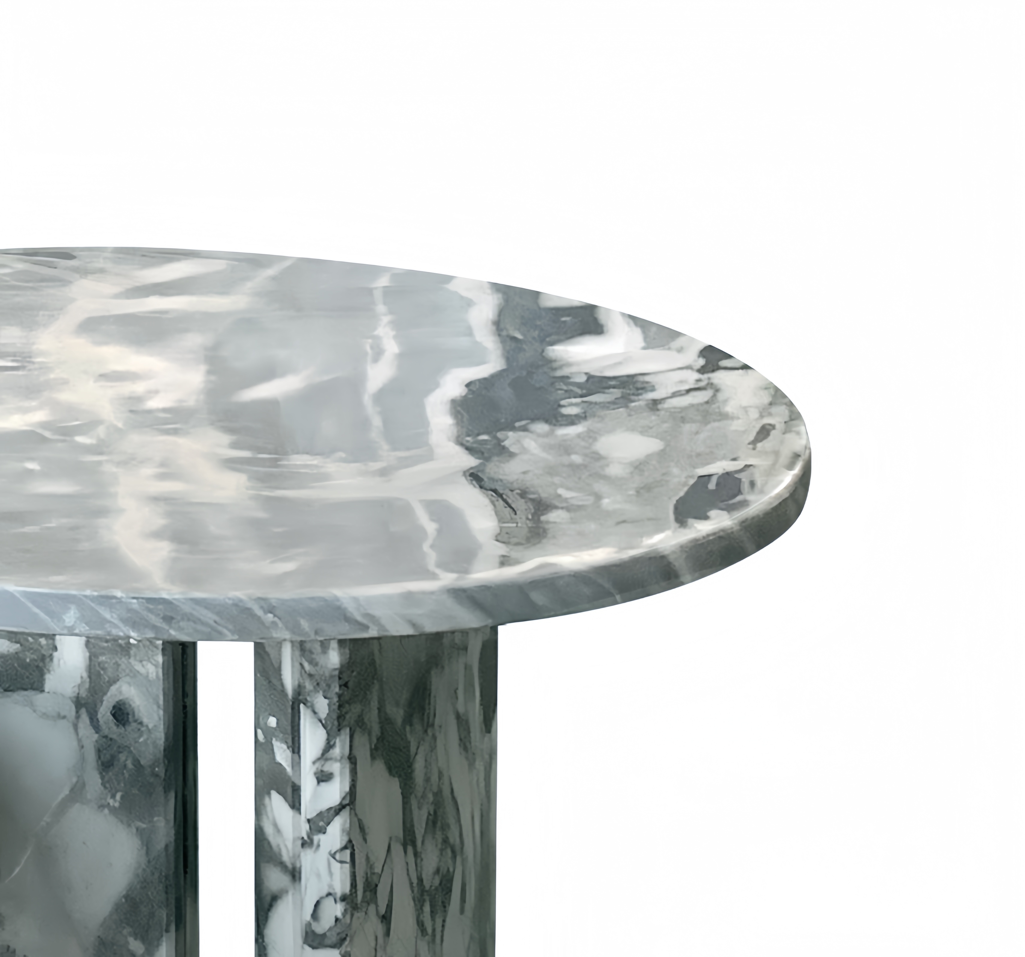 18-Inch Grey Blue natural marble coffee table