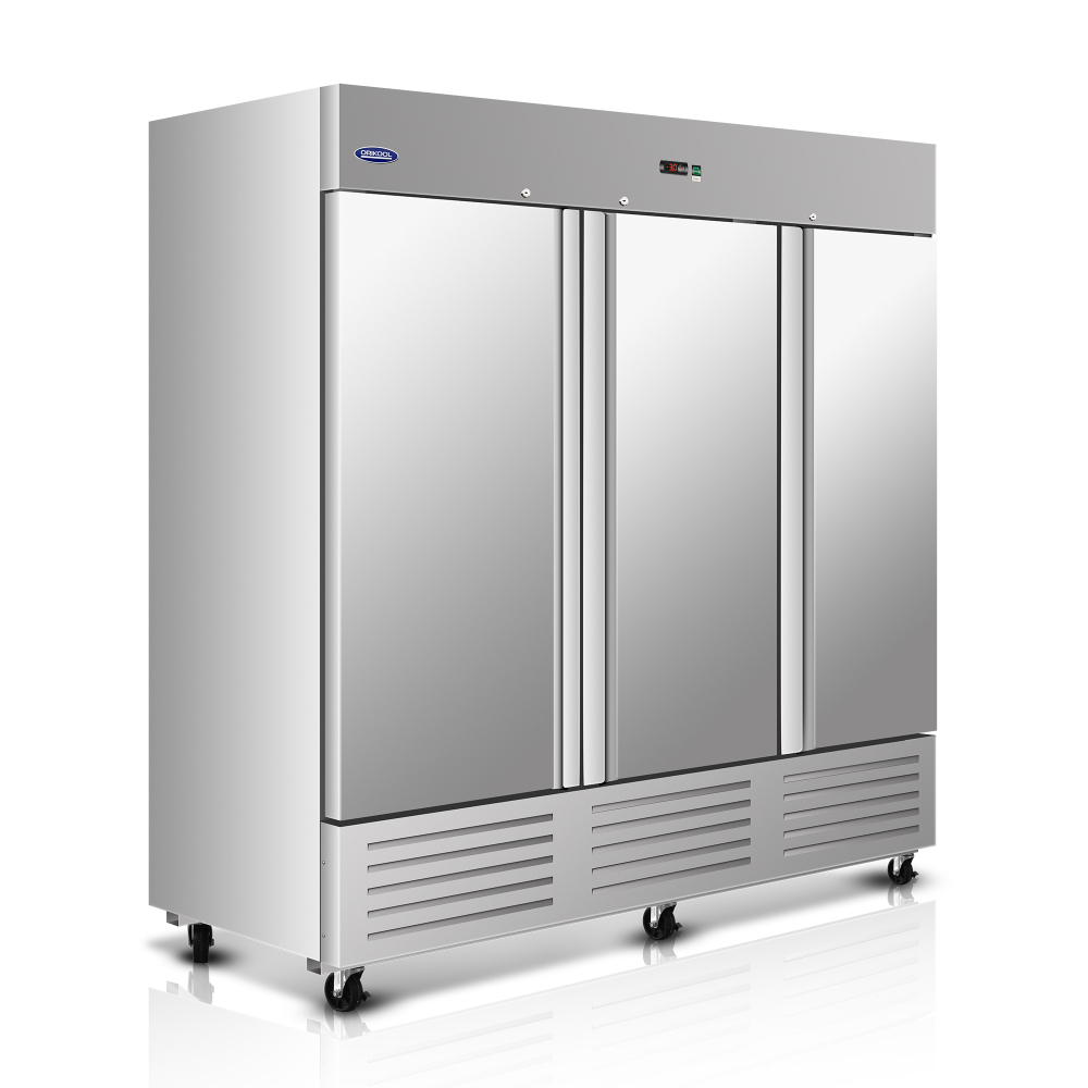 72-cu ft Upright Frost-free Commercial Freezer in Sliver